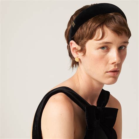 miu miu hair band|miumiu headbands.